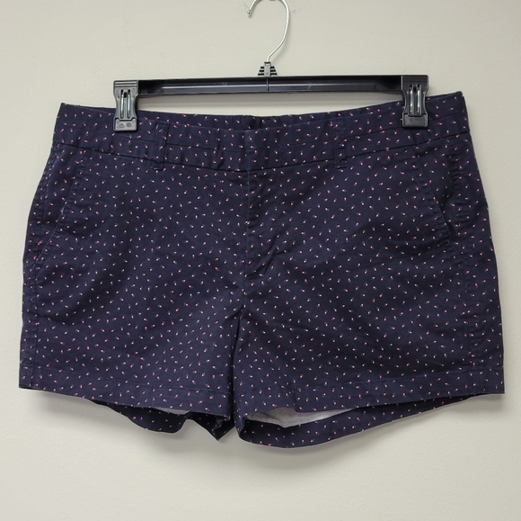 Gap Khakis City 3 inch shorts navy print 14 - Picture 9 of 9